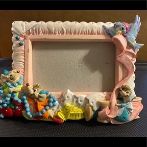 Vintage Cinderella Mice Frame